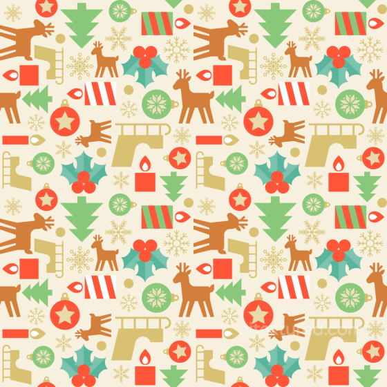 Featuring Colorful Christmas Digital Paper Pattern with Reindeer and Holiday Motifs All Christmas Digital paper texture preview