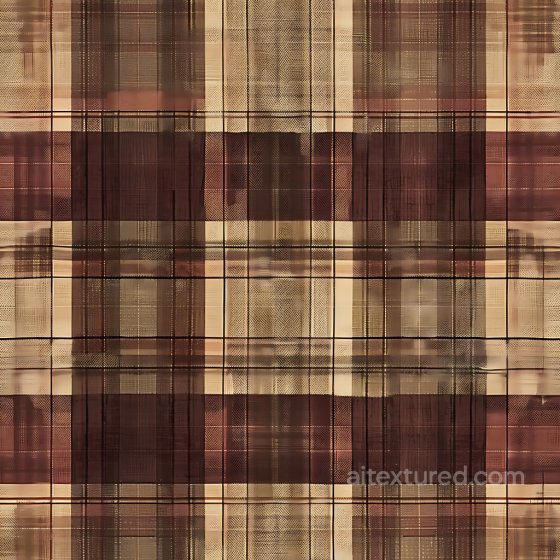 Plaid Fabric Texture with Brown and Beige Tones Plaid texture preview