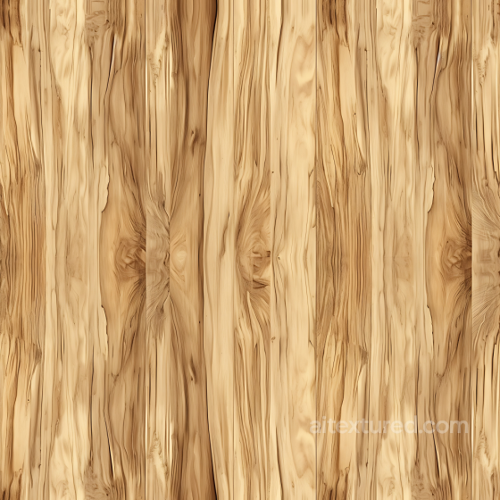 Light Maple Wood Planks PBR Texture with Natural Grain and Knots Wood texture preview