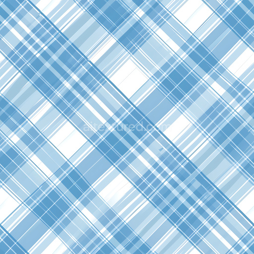 Seamless 3D Plaid Metal PBR Texture with Blue and White Woven Lines