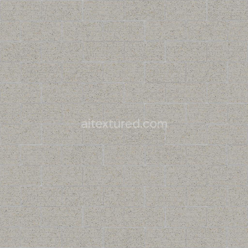 Concrete Tiles with Horizontally Cut Bands | Free PBR