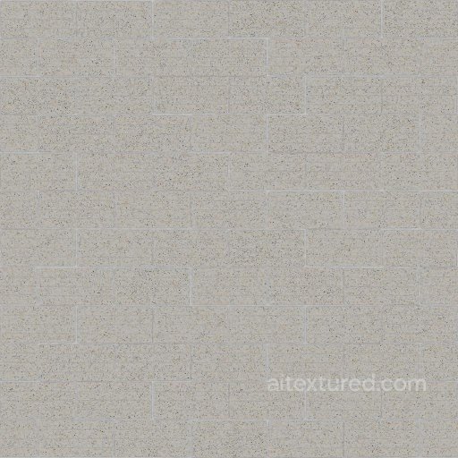 Concrete Tiles with Horizontally Cut Bands | Free PBR seamless Brick PBR texture