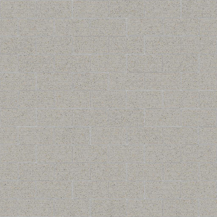 Concrete Tiles with Horizontally Cut Bands Brick seamless PBR texture preview