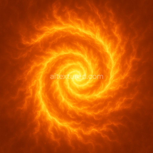 Preview — Seamless 3d texture pbr 8k fire spiral fractal with fire flare and fire burst glow