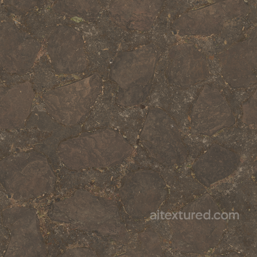 Concrete Rock Path - Rock Path Rough Weathered Brown Rock seamless Concrete PBR texture