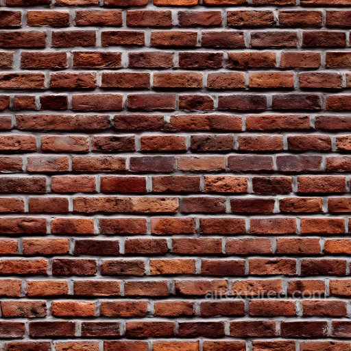 Cracked Red Brick Wall PBR Texture with Rough Surfaces and Chipped Edges seamless Brick PBR texture