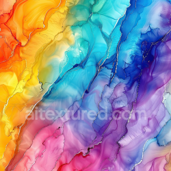 seamless Seamless 3D Alcohol Ink PBR Texture with Multicolor Fluid Waves and Organic Marbling texture 8k free download PBR