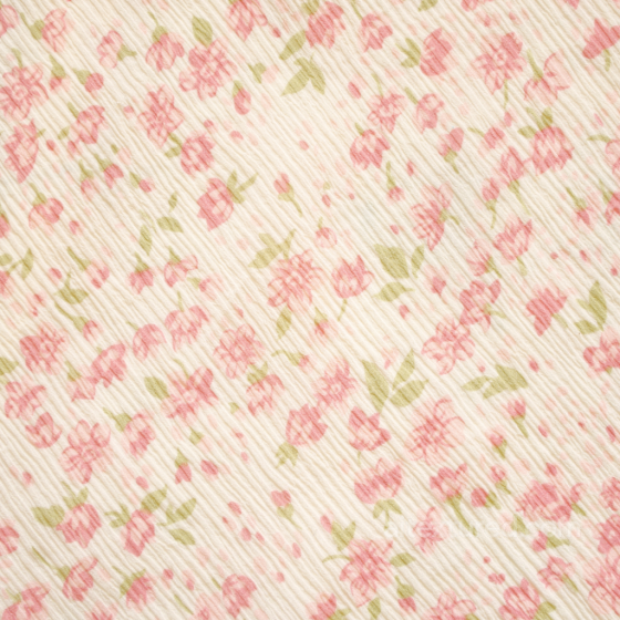 Wild Flower Texture of Pastel Floral Cotton Fabric with Pink Flowers Wild Flower texture preview