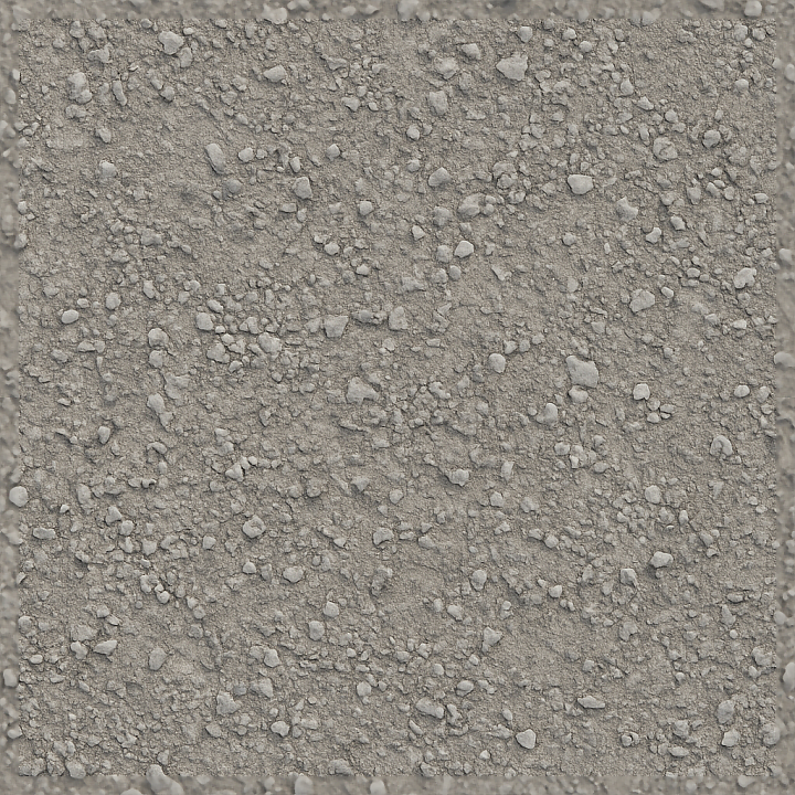 Of Gravel Ground With Stone Dust And Compacted Gravel Mix seamless PBR texture preview