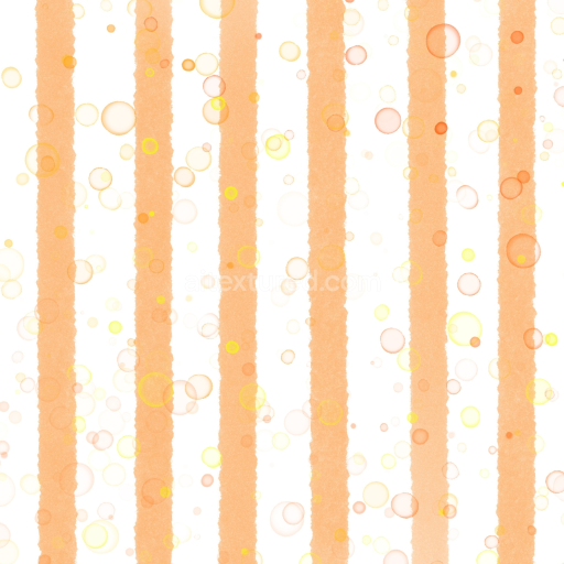 Seamless 3D PBR Texture with Soft Peach Watercolor Stripes and Bubble Accents