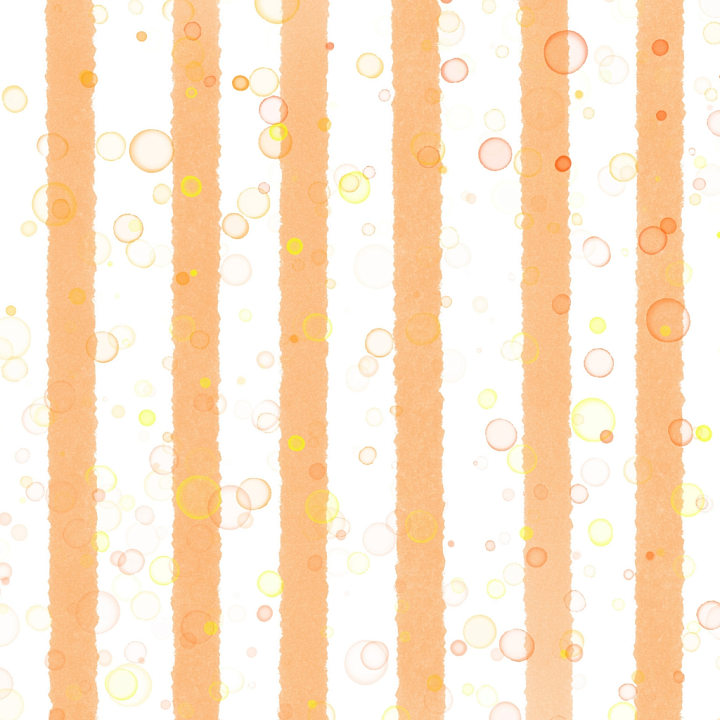 with Soft Peach Watercolor Stripes and Bubble Accents seamless PBR texture preview
