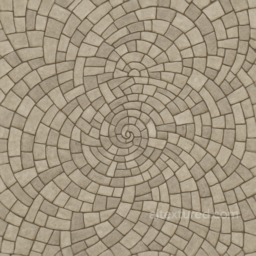 Abstract - Fragmented Shattered Woven Interlaced Concentric Spiral Tessellated Layered Multilayer texture preview