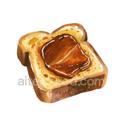 seamless Australian Breakfast Vegemite Toast Watercolor Illustration texture 8k free download PBR