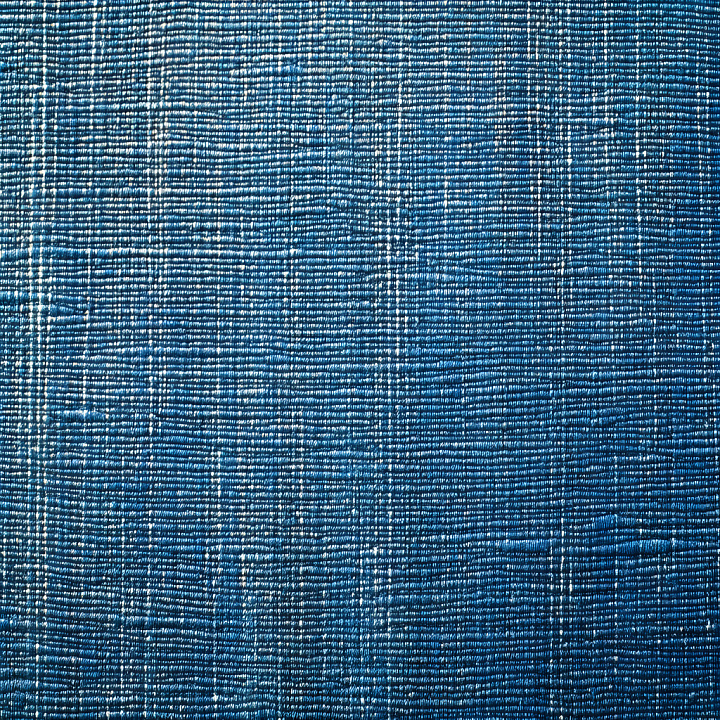 Cracked Blue Denim Fabric with Detailed Weave seamless PBR texture preview