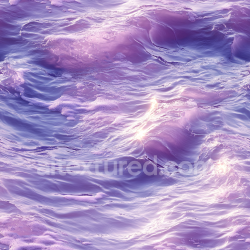 seamless Seamless 3D Water PBR Texture Featuring Stylized Purple Ocean Waves with Foamy Highlights texture 8k free download PBR