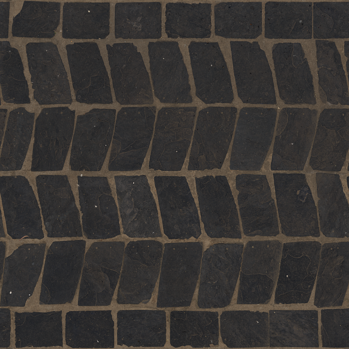 Patterned Slate Tiles seamless PBR texture preview