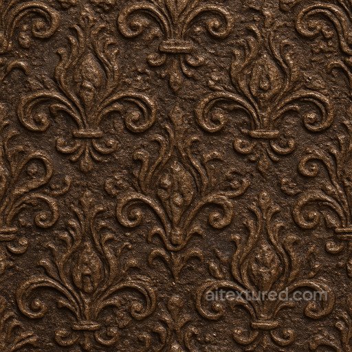 Ornate Wet Soil Seamless Texture seamless Sand-soil PBR texture
