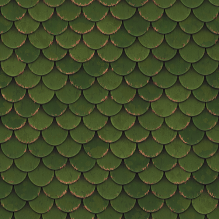 Stylized Tiles Wood seamless PBR texture preview