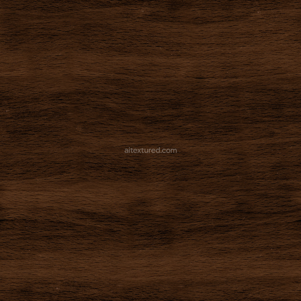 Seamless PBR wood texture in rich brown tones