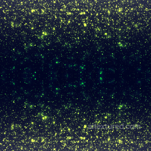 Glowing Starry Night Dust Texture with Yellow-Green Sparks seamless St patrick PBR texture