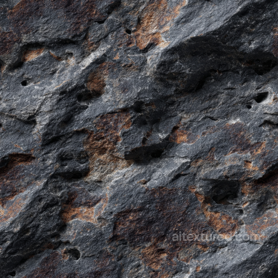 Rocky Cliff Wall PBR Texture with Rust and Erosion Details Stone texture preview