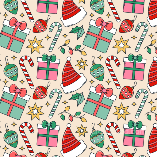 All Christmas Digital paper Texture of Colorful Christmas Digital Paper Pattern seamless All Christmas Digital paper PBR texture