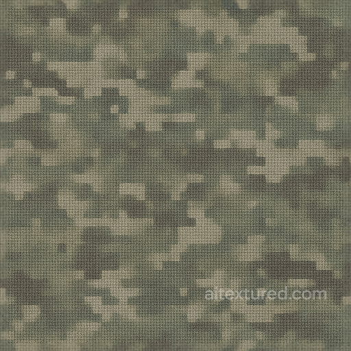Urban Digital Camo Fabric Surface seamless Color Camouflage PBR texture