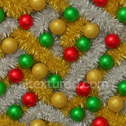 seamless Seamless 3d texture pbr 8k tinsel garland gold tinsel silver tinsel christmas ornament texture 8k free download PBR