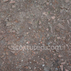 seamless High-Resolution Textured Ground with Broken Brick and Debris texture 8k free download PBR