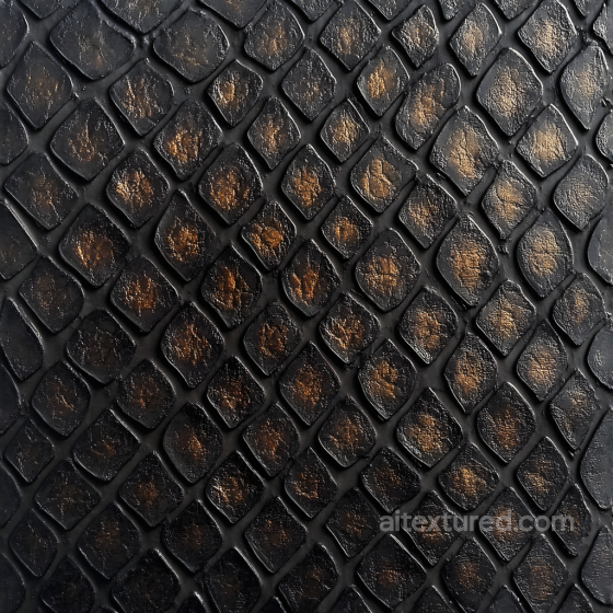 Of Dark Reptilian Skin With Scaled Pattern And Natural Roughness Skin texture preview