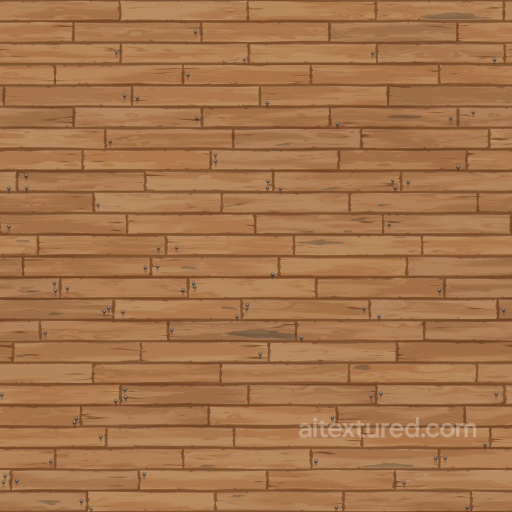 Hand Painted Handpainted Plancks Wood Floor - Seamless PBR Texture seamless Wood PBR texture