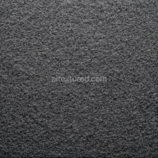 Seamless 3D Felt PBR Texture Featuring Dense Soft Gray Wool-Like Fibers