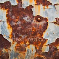 seamless Seamless 3D PBR Rusted Cracked Metal Texture with Flaking Paint and Corrosion texture 8k free download PBR