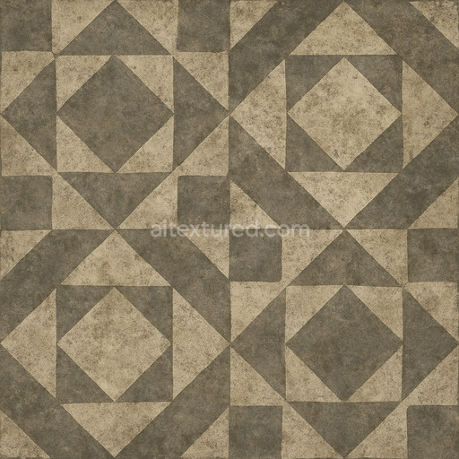 Weathered Geometric Pattern Texture Seamless 1024X1024