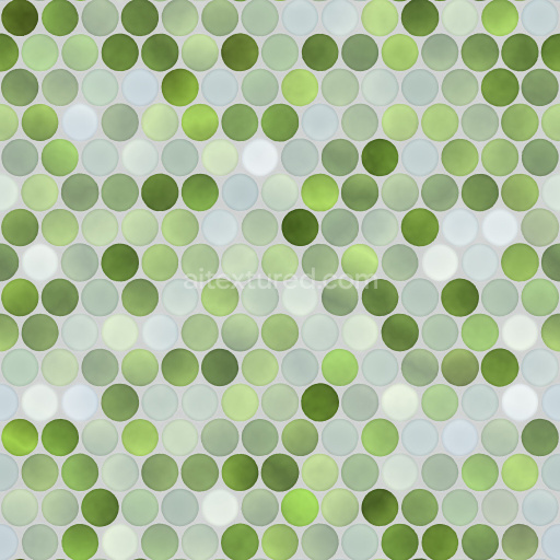 Tiles Green Circular Pattern Smooth Textured Seamless