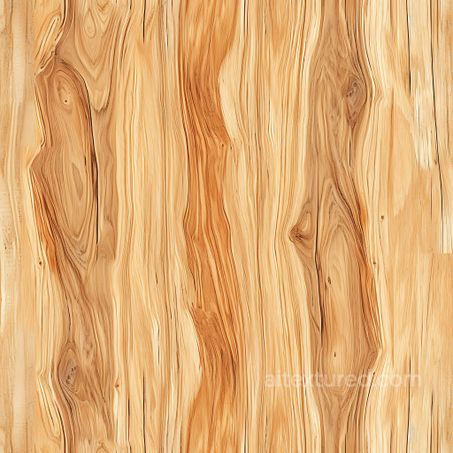 Pine Wood PBR Texture with Light Warm Grain Pattern seamless Wood PBR texture