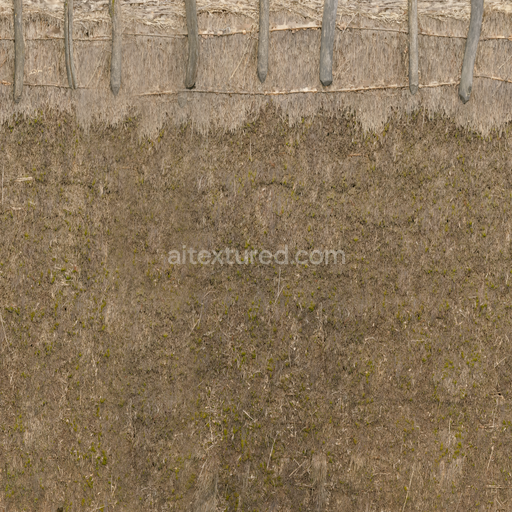 Reed Rough Village — Reed Roof Reed Rough Village Thatch — PBR seamless 3D texture