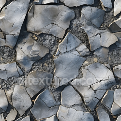seamless Seamless 3D PBR Texture of Cracked Stone Ground with Rough Surface and Subtle Dirt texture 8k free download PBR