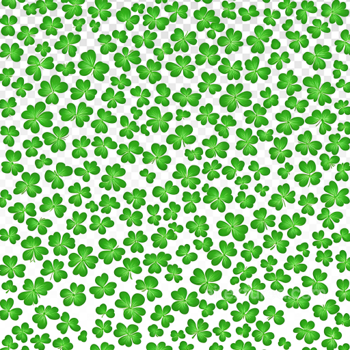 St Patrick Digital Paper Bundle Texture of Vibrant Green Clover Leaves Pattern seamless St patrick digital paper bundle PBR texture