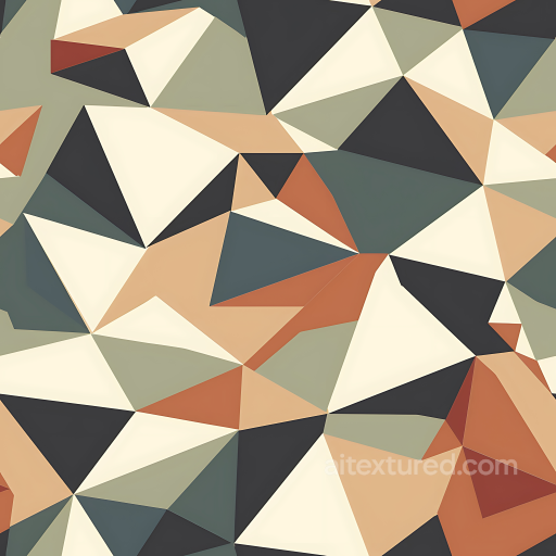Geometric Desert Camouflage PBR Texture with Angular Polygonal Pattern seamless Color Camouflage PBR texture