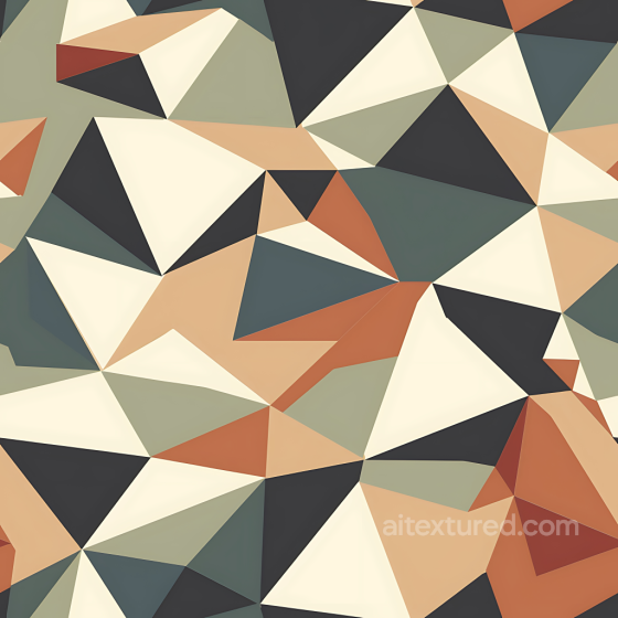 Geometric Desert Camouflage PBR Texture with Angular Polygonal Pattern Color Camouflage texture preview