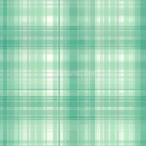 Seamless 3D PBR Texture of Soft Mint Green Plaid Fabric Pattern