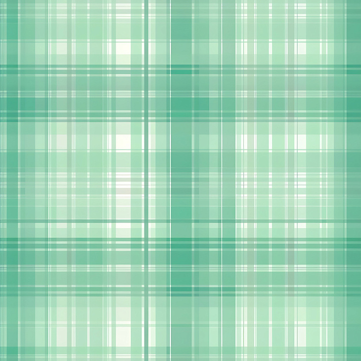 Plaid Patterned Metal in Soft Green and White Hues seamless PBR texture preview
