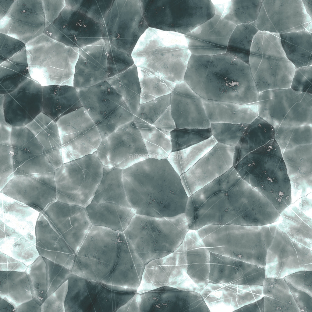 Seamless ice texture with a cracked and glossy surface
