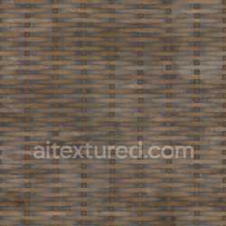 seamless Wicker Woven Textured Natural Basket Pattern Seamless Decorative Earthy Organic texture 8k free download PBR