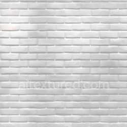 seamless Seamless 3D White Cracked Brick Wall PBR Texture with Subtle Damage texture 8k free download PBR