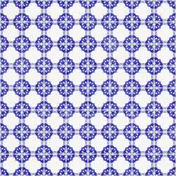 seamless Tiles Seamless Blue Decorative Pattern Ceramic Glossy Smooth Artistic Traditional texture 8k free download PBR