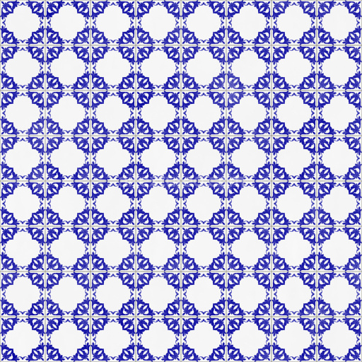 Tiles Seamless Blue Decorative Pattern Ceramic Glossy Smooth Artistic Traditional