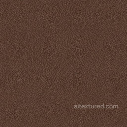 Brown Pebbled Leather PBR Texture with Fine Grain and Natural Matte Finish seamless Leather PBR texture
