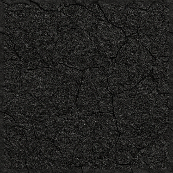 Bituminous Coal Surface Rough Dark Black seamless PBR texture preview